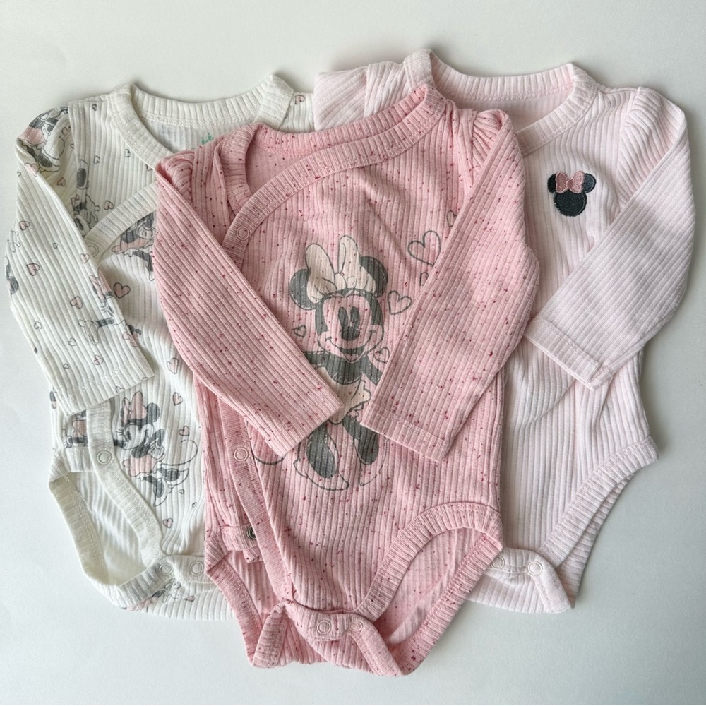 Disney Minnie Mouse Long Sleeve Onesies